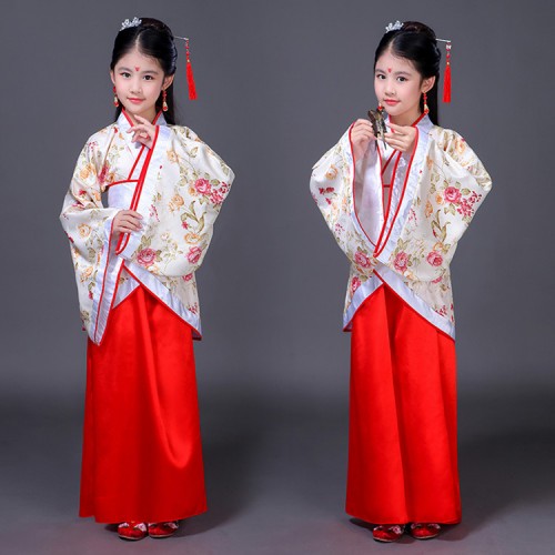 Girls folk dance costumes ancient traditional fairy tang dynasty princess hanfu drama photos cosplay robes dresses